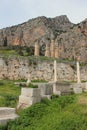 Section of polygonal wall at Delphi Royalty Free Stock Photo