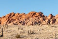 Section of Red Rock Valley Park, Nevada. Royalty Free Stock Photo