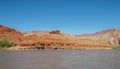 San Juan River Raplee Anticline Royalty Free Stock Photo