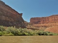 San Juan River Cliffs Royalty Free Stock Photo