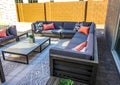 Sectional Patio Furniture On Front Patio