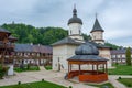 Secu monastery during a cloudy day in Romania Royalty Free Stock Photo