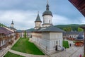 Secu monastery during a cloudy day in Romania Royalty Free Stock Photo