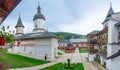 Secu monastery during a cloudy day in Romania Royalty Free Stock Photo