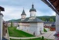 Secu monastery during a cloudy day in Romania Royalty Free Stock Photo