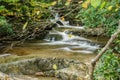 Secuded Trout Stream in the Blue Ridge Mountains Royalty Free Stock Photo