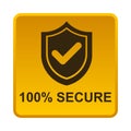 100% secure button