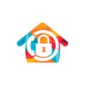 Secure Call Icon Logo Design.