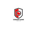 Secure Camera Logo Template Design Vector