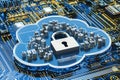 Secure Cloud Computing: Data Protection in the Digital Age Royalty Free Stock Photo