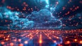 Secure Cloud Computing Platform for Reliable Data Storage, Virtualization, and Scalability with Internet Network and Bac