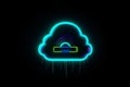 Secure Cloud Storage Icon with Futuristic Design and Keyhole Symbol for Privacy - Cartoon 8k AR