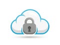 Secure cloud storage Royalty Free Stock Photo