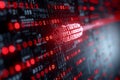 Secure data concept Encryption, digital binary, and computer virus Royalty Free Stock Photo