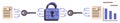 Secure Data Encryption with Binary Padlock, Keys, and Documents Connected in Digital Network Royalty Free Stock Photo