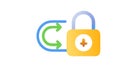 Secure Data Refresh. Padlock with Circular Arrow Symbol, vector design Generative AI Royalty Free Stock Photo