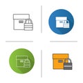 Secure delivery icon