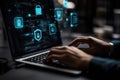 Secure digital environment with advanced security system and encryption
