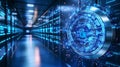 Secure Digital Vault Data Protection and Security Cybersecurity data encryption digital assets secure infrastructure and