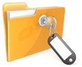Secure files. Royalty Free Stock Photo