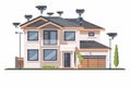 Secure home networking through dashboard management integrates digital monitoring with surveillance and advanced video technology