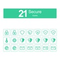 21 Secure Icons