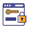 Secure Login Browser Icon