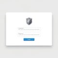 Secure Login Screen UI Username Password Fields Shield Icon for Web Security Access Control Concepts Royalty Free Stock Photo