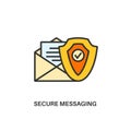 Secure messaging icon