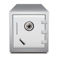 Secure metal safe Royalty Free Stock Photo