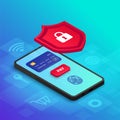 Secure mobile payment banner