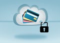 Secure mobile payment in cloud computing illustration