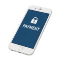 Secure mobile payment interface Royalty Free Stock Photo