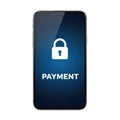 Secure mobile payment interface Royalty Free Stock Photo