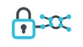 Secure Network Connection Icon, Digital Encryption, vector design Generative AI Royalty Free Stock Photo