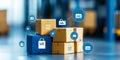 Secure Online Package Delivery Logistics Tracking System