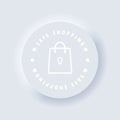 Secure online shopping. Online safe shopping icon. 100 Secure. Teaser or splash screen illustration for safe the add to cart. Royalty Free Stock Photo