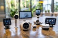 Secure optimizing through CCTV protection with advanced technology for entry monitoring, integrating internet, smart router, and f