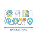 Secure password concept icon Royalty Free Stock Photo