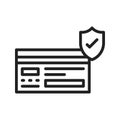 Secure Payment Icon Image. Royalty Free Stock Photo