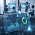Secure Payment Processing and Business Growth Royalty Free Stock Photo