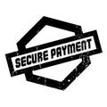 Secure Payment rubber stamp Royalty Free Stock Photo