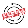 Secure Payment rubber stamp Royalty Free Stock Photo