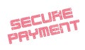 Secure Payment rubber stamp Royalty Free Stock Photo