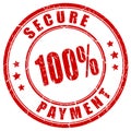 100 secure payment stamp