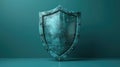 Secure Personal Account Concept: Green Checkmark Shield Symbolizing Security, Protection, and Privacy