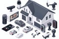 Secure private areas using powerful Wi-Fi camera systems with automation technology to deter threats, manage network safeguard, an