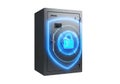 Secure safe with digital lock protecting valuables and ensuring financial security Royalty Free Stock Photo