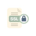 Secure ssl encrypted document for web security and privacy