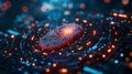 Secure Tomorrow: Biometric Authentication. Concept Cybersecurity, Personal Data, Identity